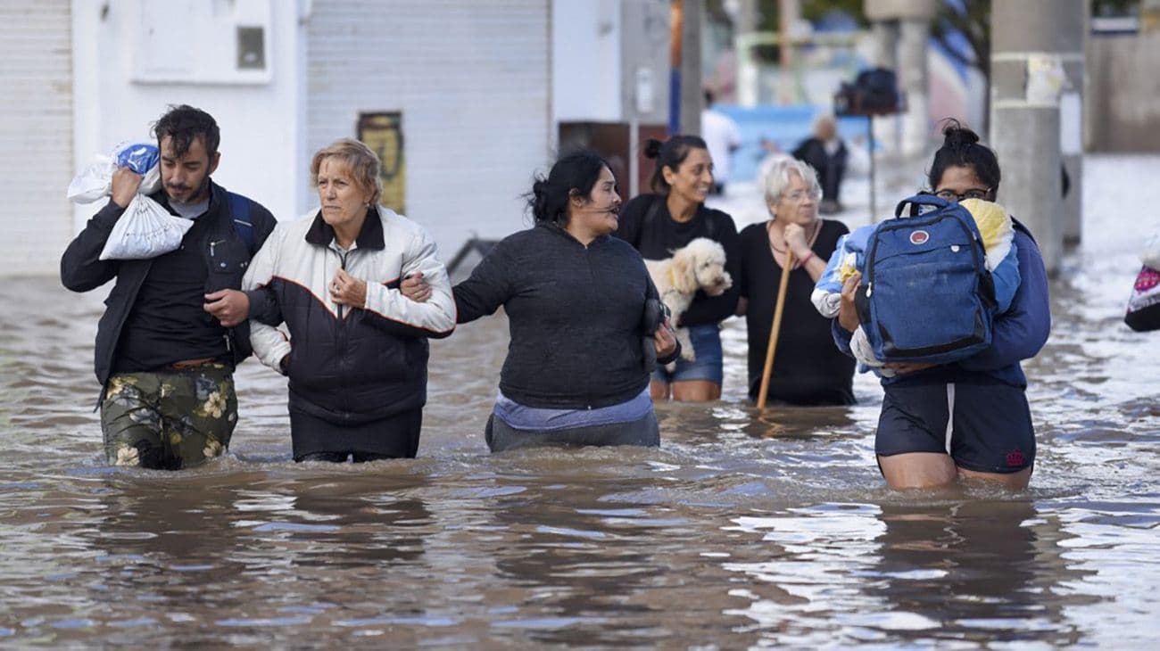 El agua sube sin preguntar