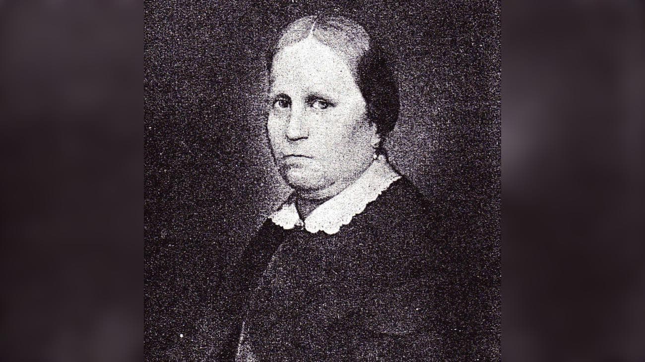 Fortunata García y la cabeza de Marco Avellaneda