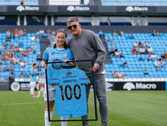 'Colo' Arrieto: del mural en el Gigante de Alberdi a la Selección argentina