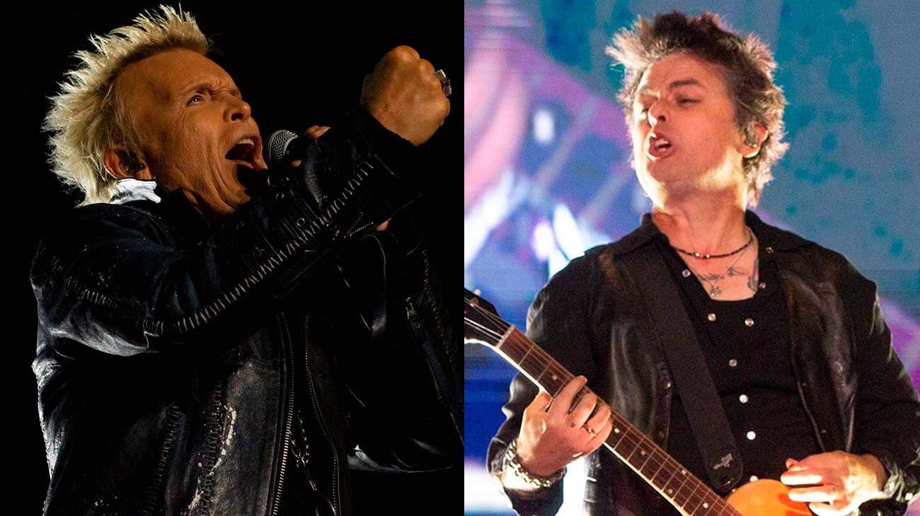A puro punk rock Billy Idol y Green Day hicieron vibrar con su música a dos generaciones en Vélez