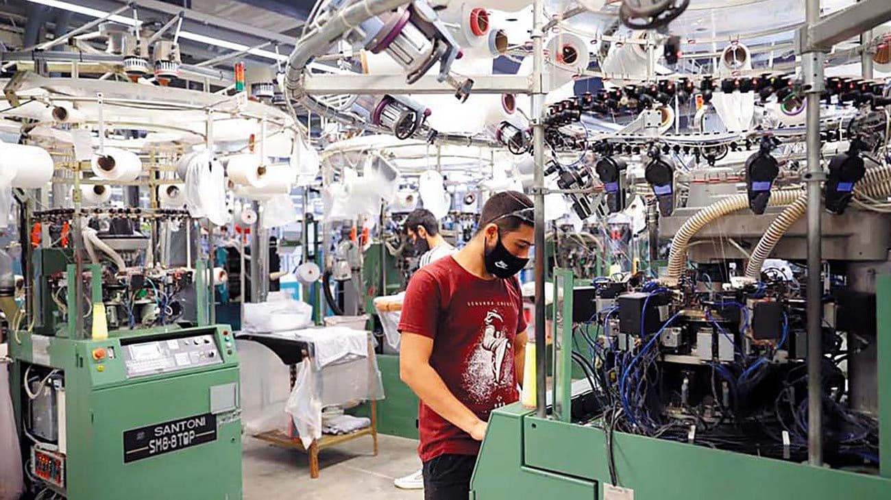 El uso de la capacidad instalada en la industria en febrero fue de 58,3%