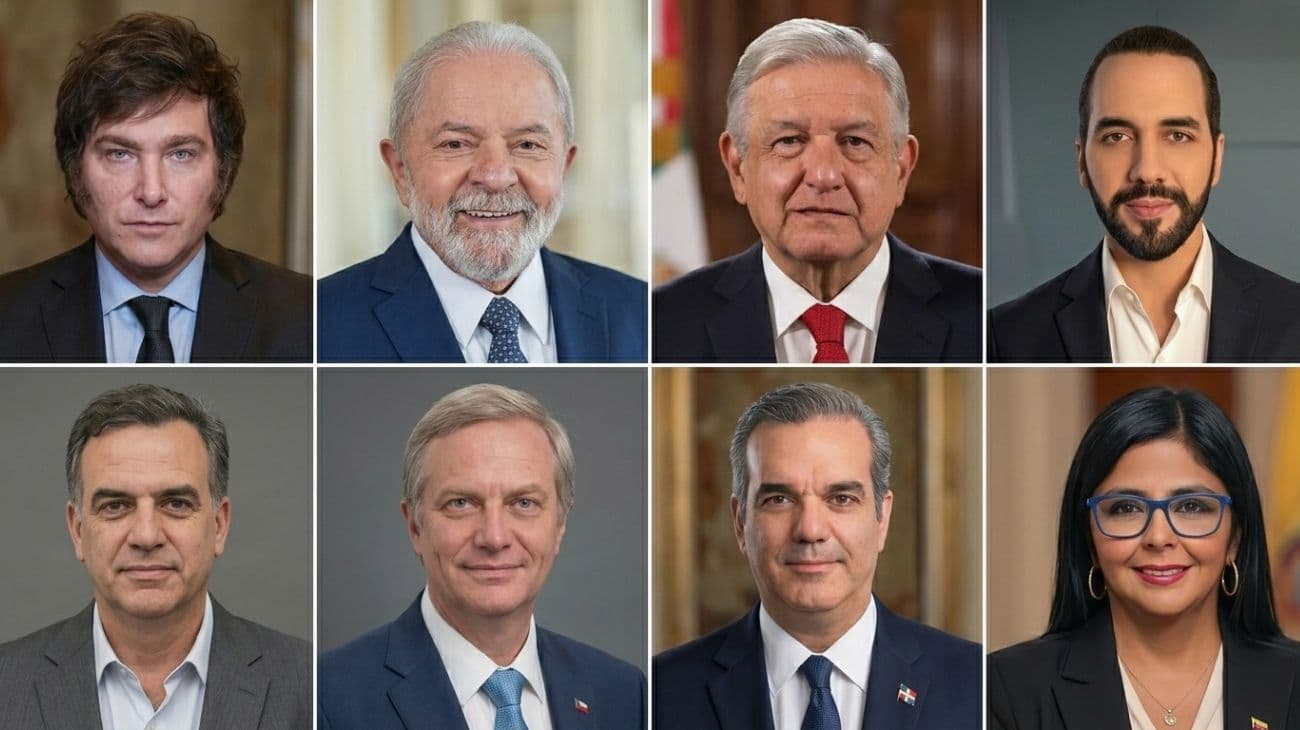 Encuesta en América Latina: Javier Milei entre los presidentes con peor imagen de la región