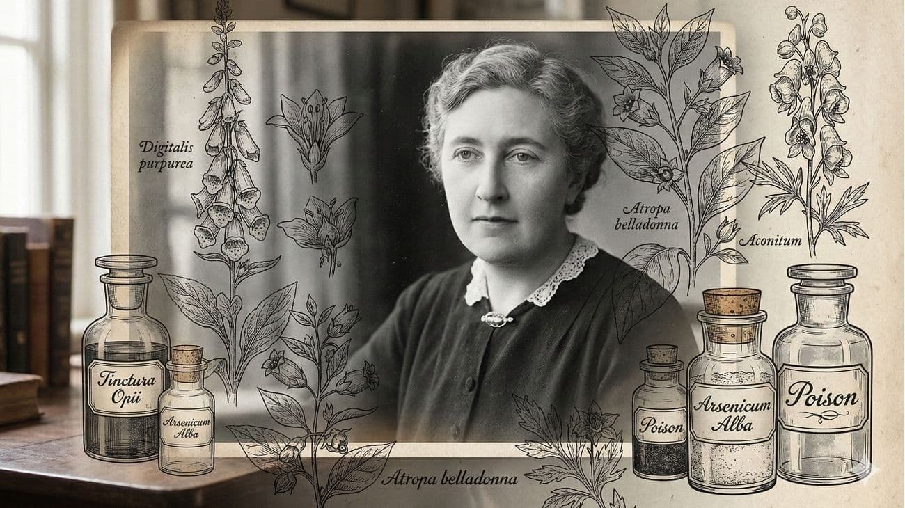 El despertar de Agatha Christie, mente brillante del misterio, en un "laboratorio de venenos"