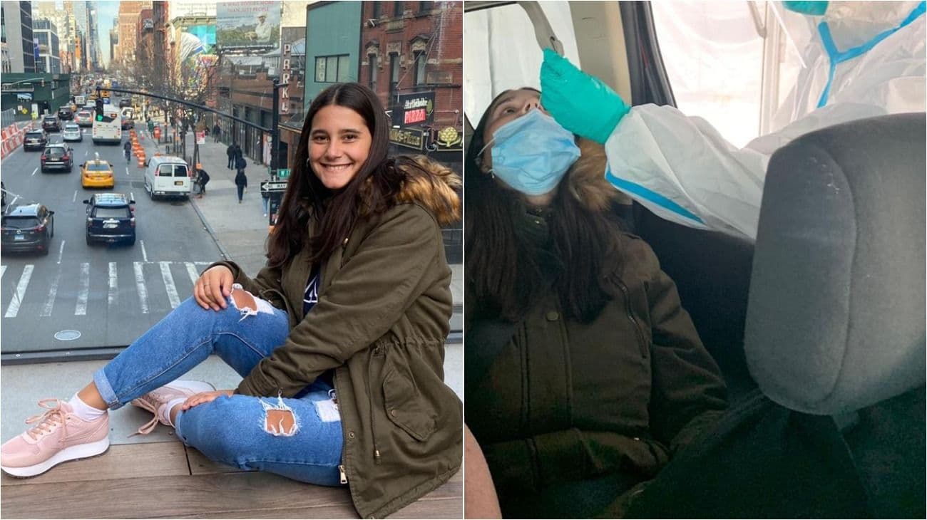 Tiene 17 años, quedó varada en Nueva York por la pandemia y le diagnosticaron coronavirus
