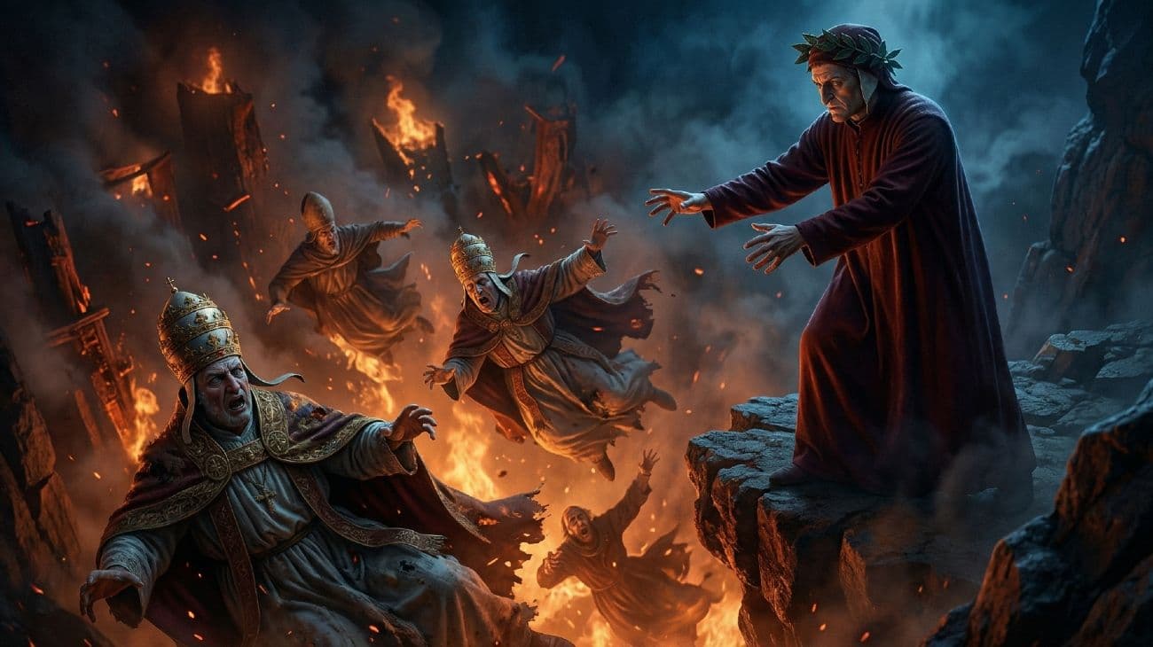 La sentencia teológica de Dante Alighieri: por qué el poeta condenó a tres Papas al Infierno de la Divina Comedia